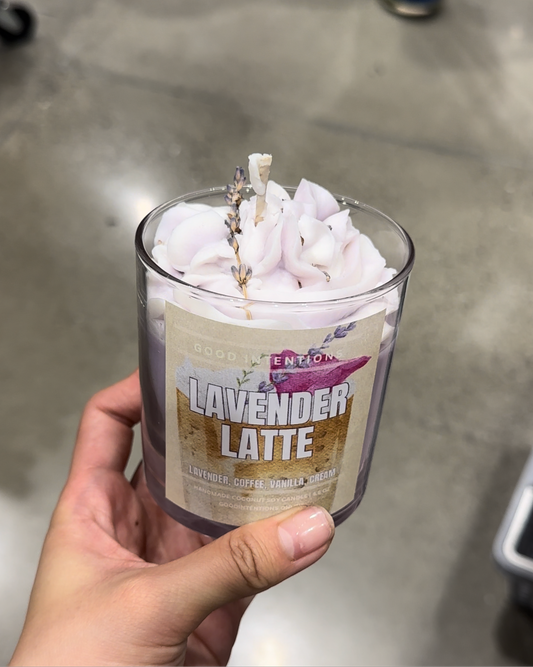 Lavender Latte Whipped Candle