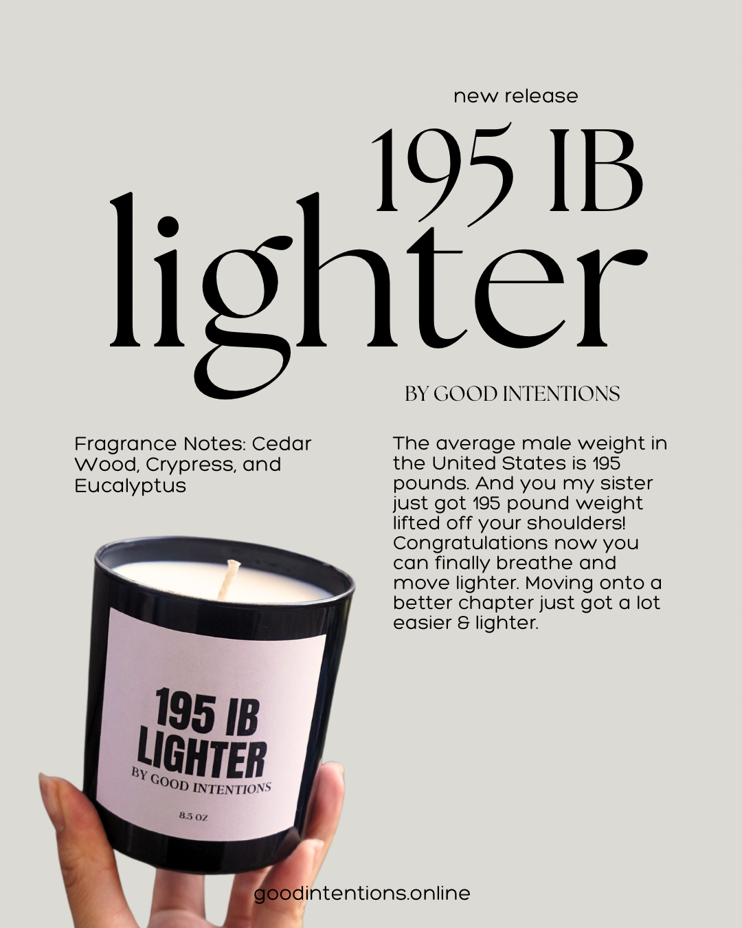 195 IB Lighter Candle